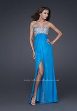 2012 La Femme Prom Dresses 16291.  Available in Black, Cotton Candy Pink, Lavender, Light Lime, Nude, Peacock, Periwinkle, Platinum, Turquoise
